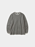 Stripe Long Sleeve Tee (Stripe Charcoal)