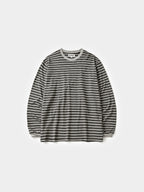 Stripe Long Sleeve Tee (Stripe Charcoal)