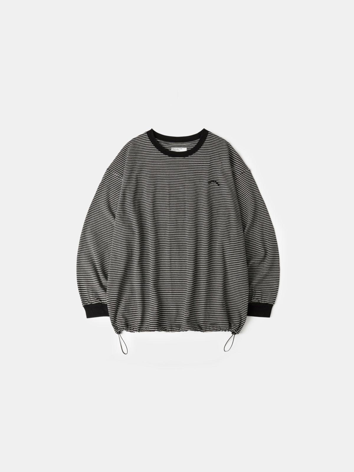 Double Stripe String Tee (Black)