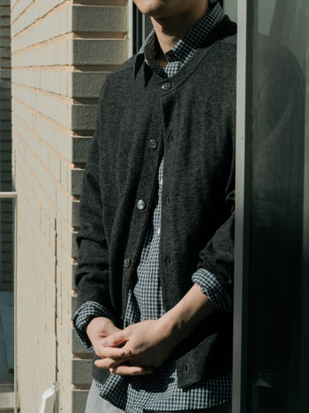 Light Wholegarments Cardigan (Navy)