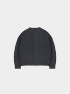 Daily Fine Wool Cardigan (Charcoal)
