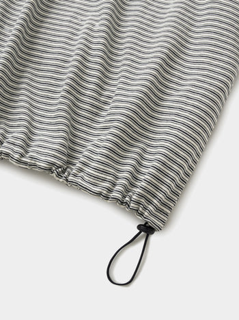 Relaxed Half Stripe String Tee (Stripe White)