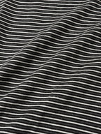 Double Stripe String Tee (Black)