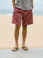Sea&Sun Washed Pin-tuck Shorts (Pink)