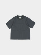 Pocket Volume String Half Tee (Charcoal)