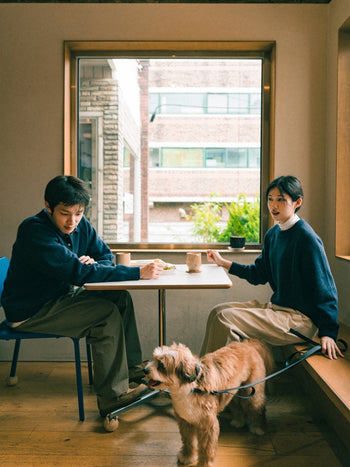 Yak Wool Collar Knit (Beige)