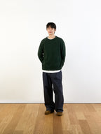 Yak Wool Crewneck Sweater (Navy)