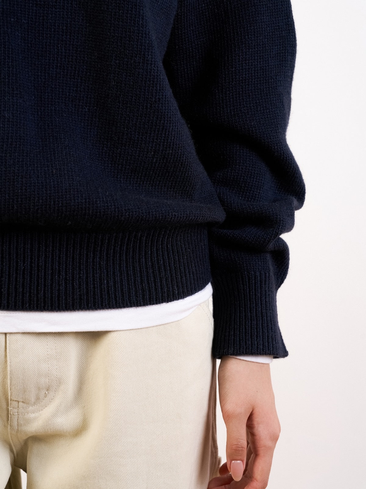 Yak Wool Crewneck Sweater (Gray)