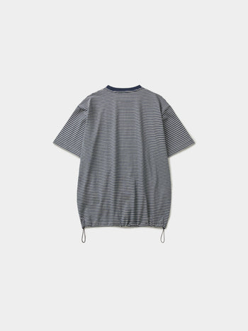 Relaxed Half Stripe String Tee (Stripe Navy)