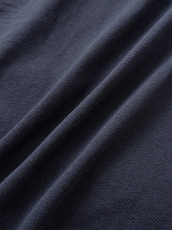 Relaxed Half String Tee (Navy)