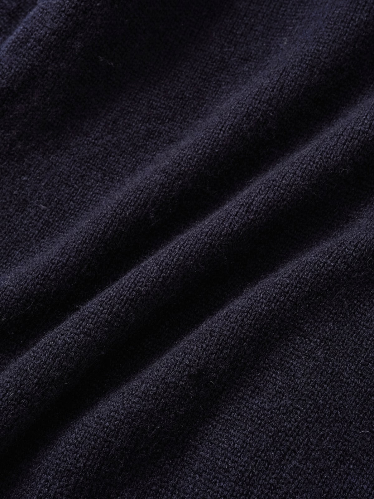 High-Neck Two-Tone Cardigan (Navy-Olive)