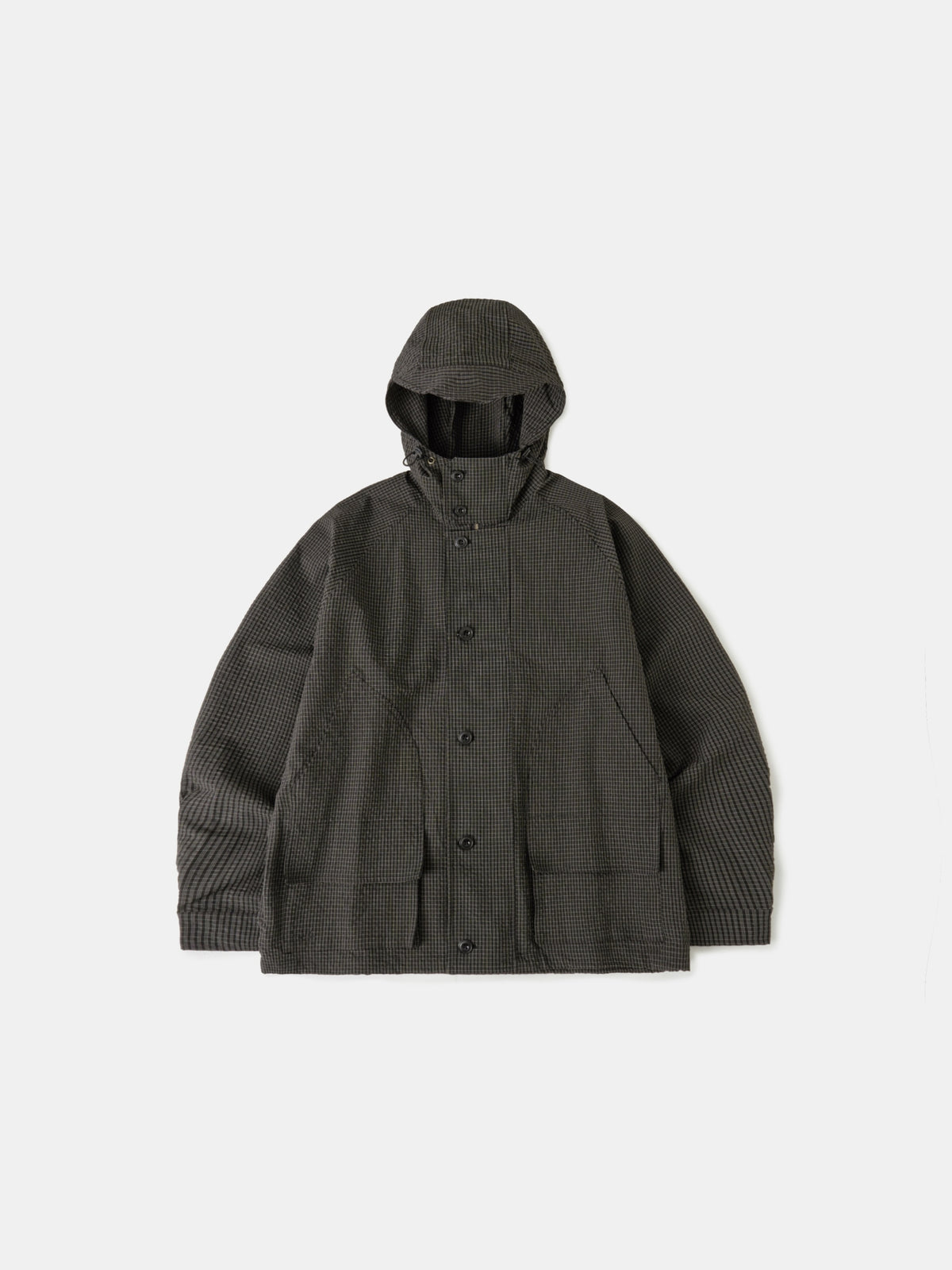 City Commuter Check Wind Jacket (Check Black)