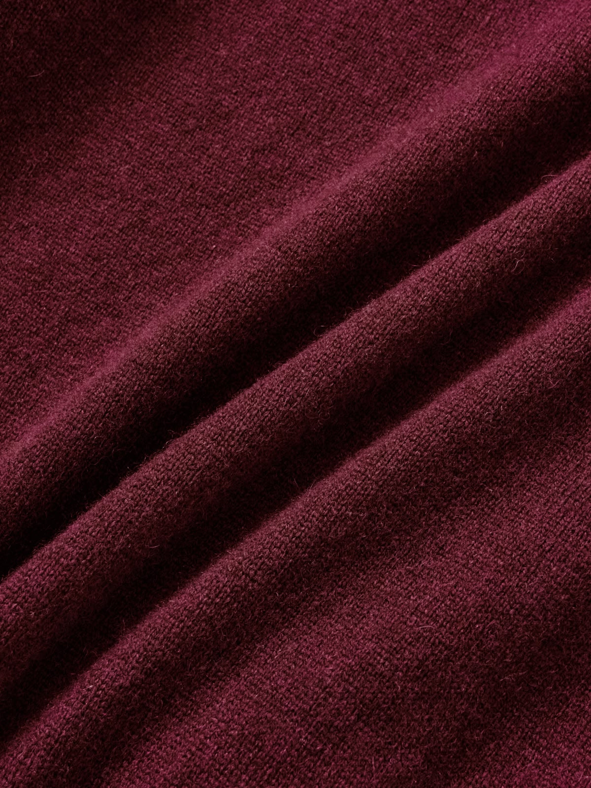 Daily Wool Collar Cardigan (Red)