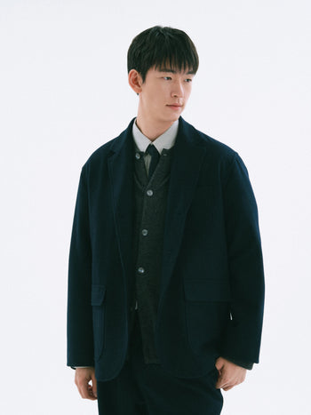 City Wool Club Jacket (Navy)