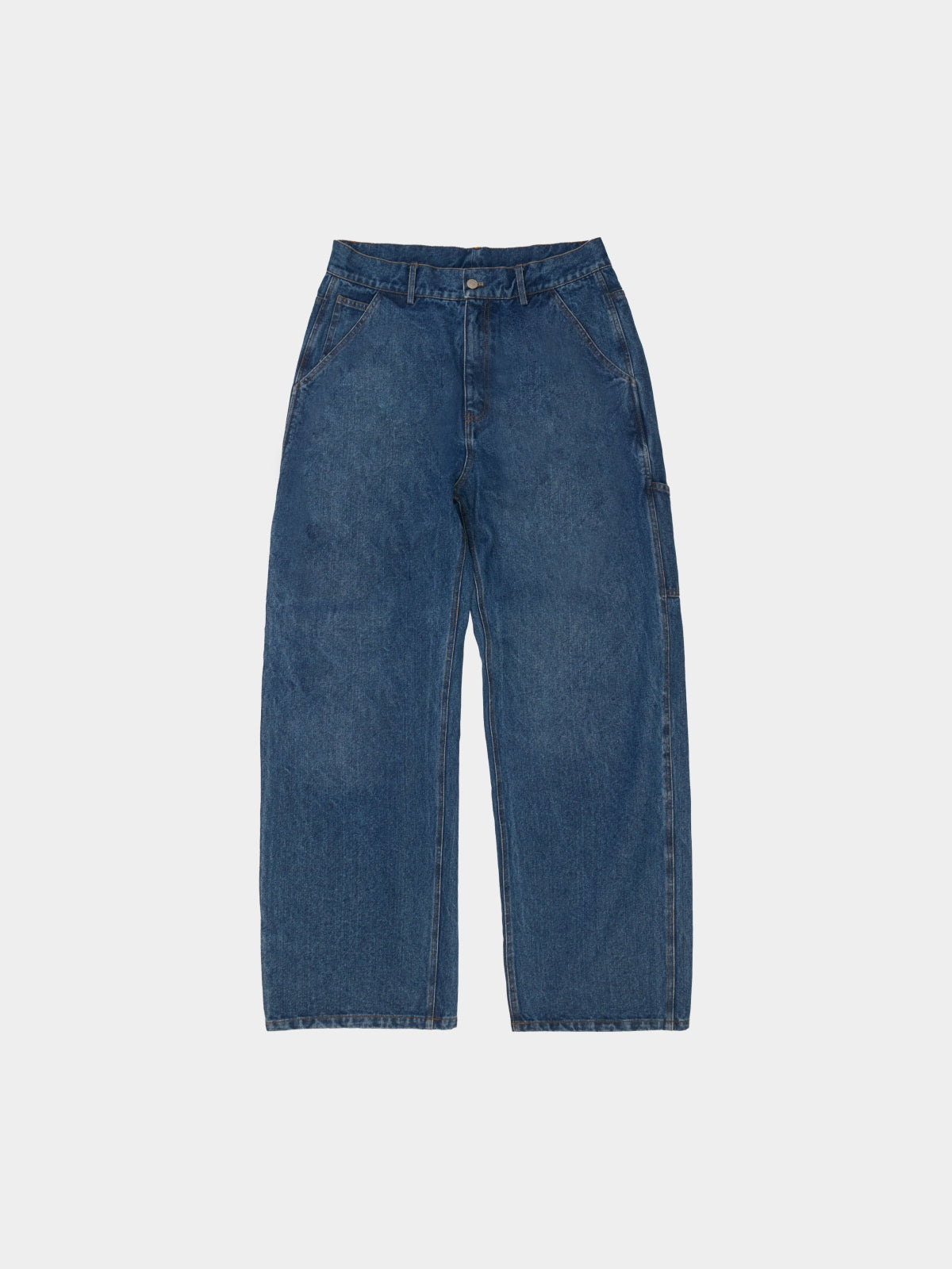 Heavy Cotton Carpenter Pants (Denim Blue)