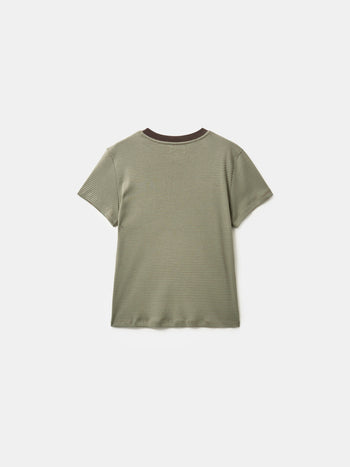 Classic Stripe Tee (Brown)