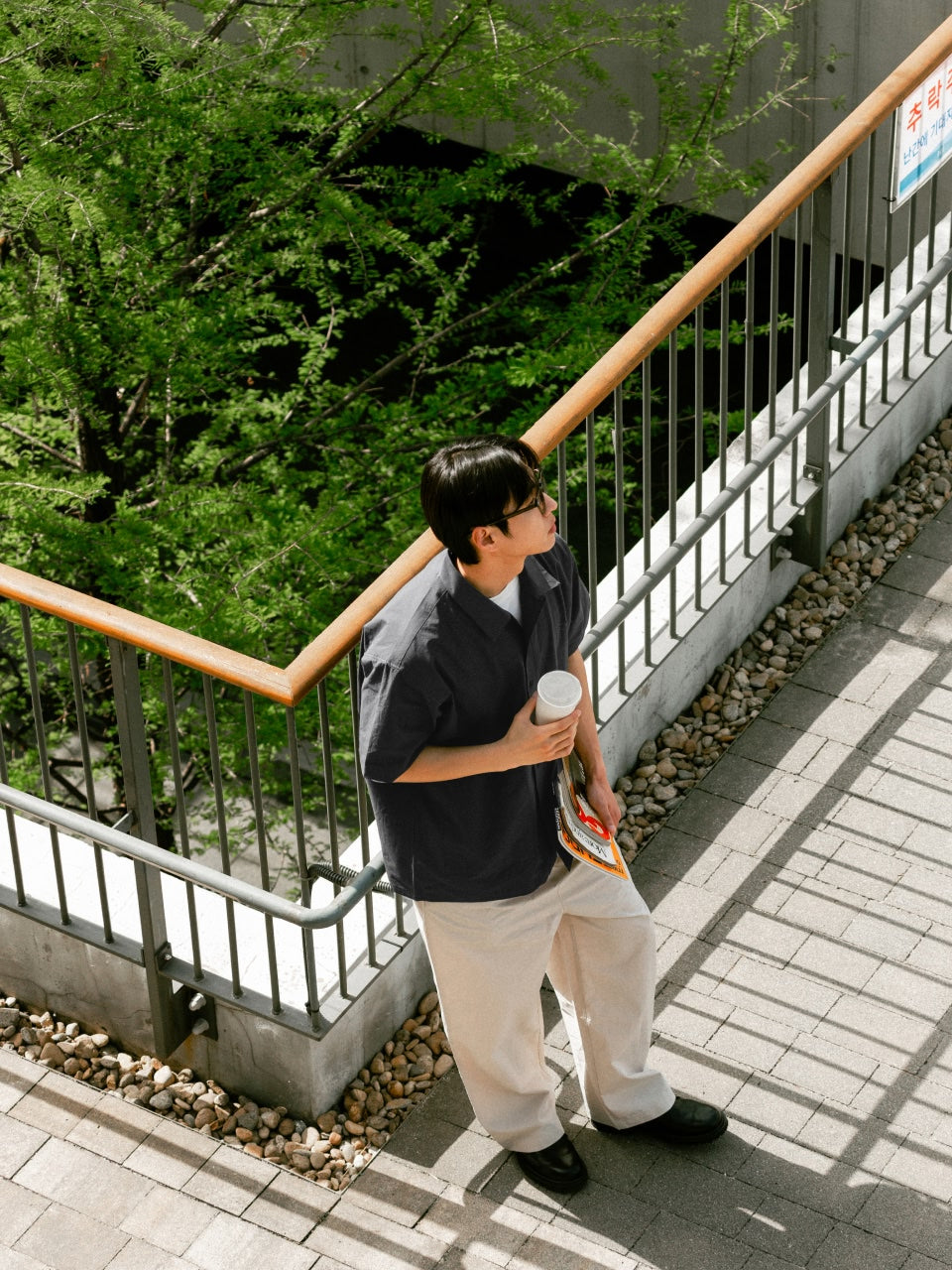 City Summer Light Banding Pants (Navy)