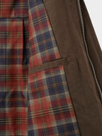 Glen Cotton Drizzler Jacket (Brown)