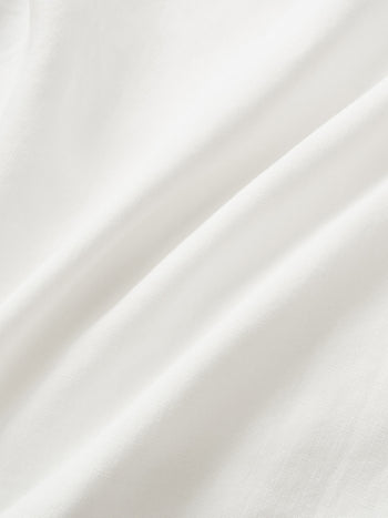 Double Pocket Slub Shirts (White)