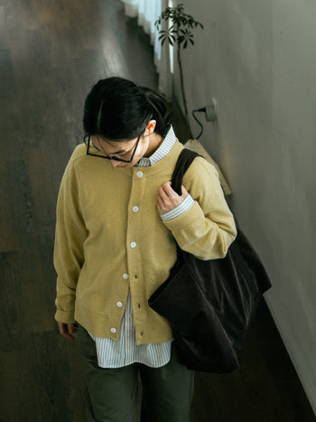 Light Wholegarments Cardigan (Butter)
