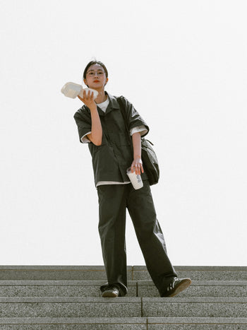 City Summer Light Banding Pants (Navy)