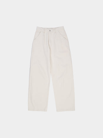 Heavy Cotton Carpenter Pants (Ecru)