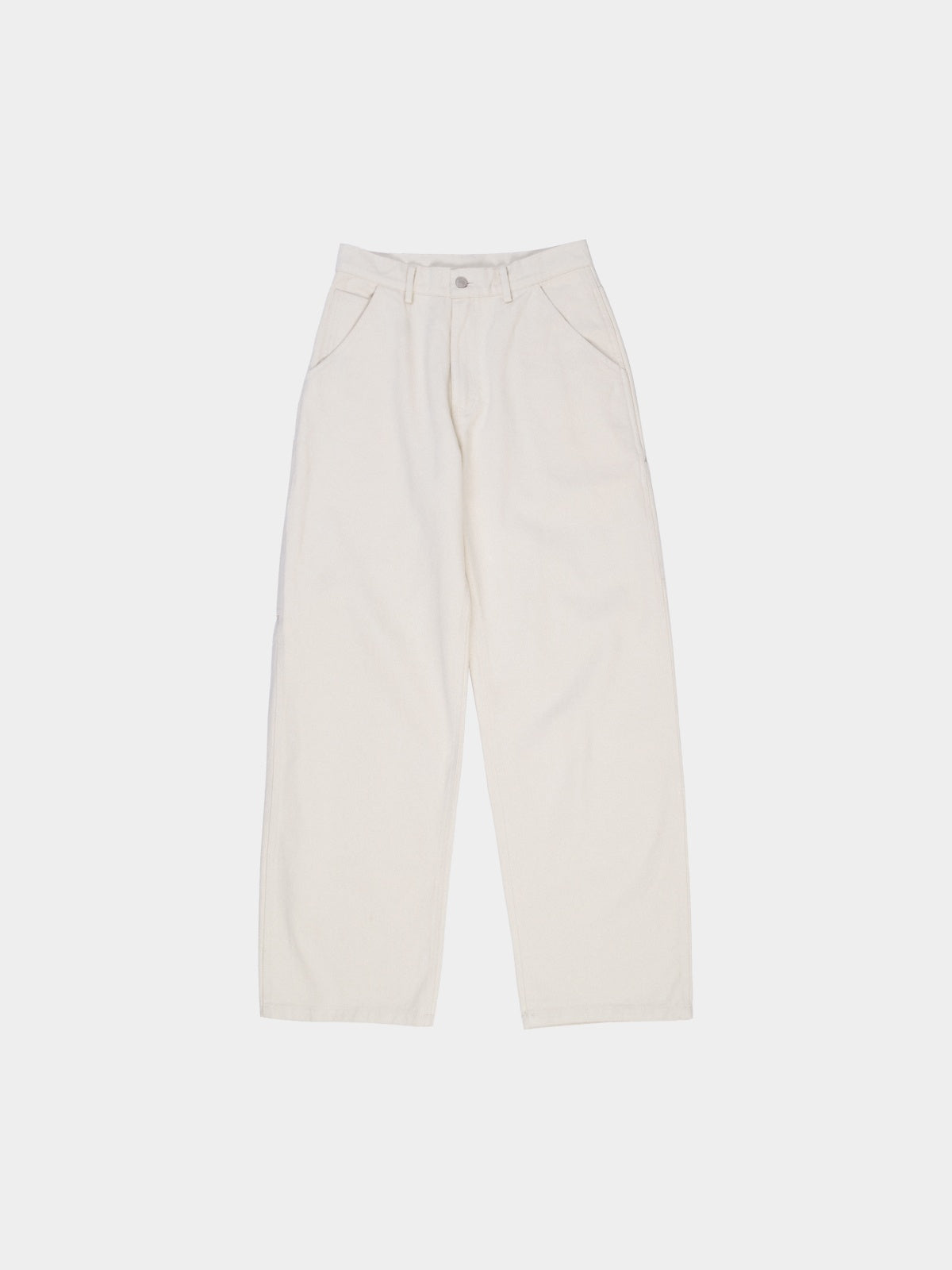 Heavy Cotton Carpenter Pants (Ecru)