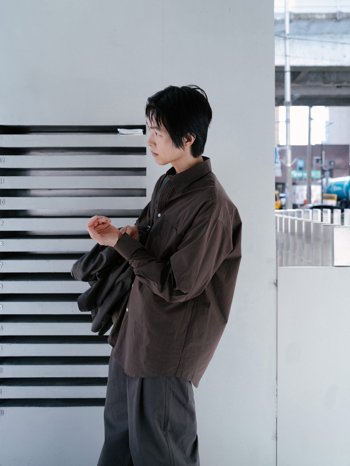 City Worker Club Jacket (Ash Brown)