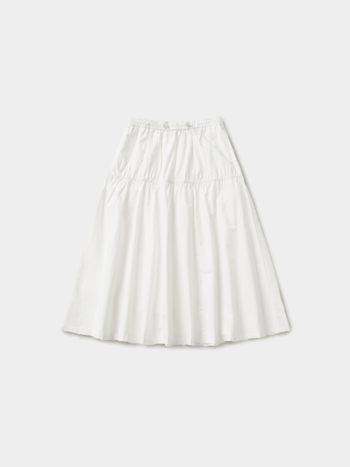 Light String Tiered Skirt (White)