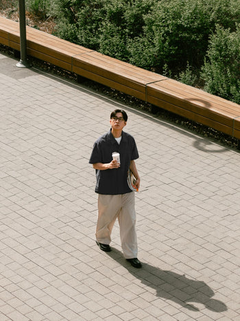 City Summer Light Banding Pants (Charcoal)