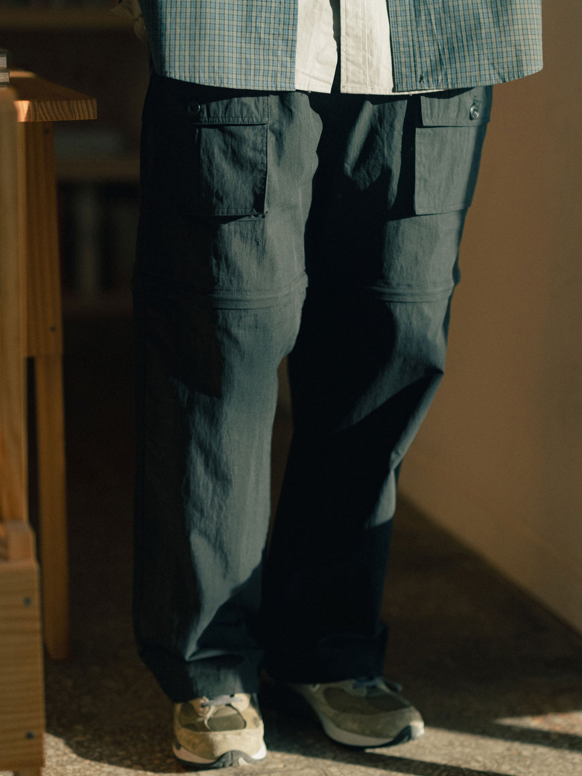 2way Utility Cargo Pants (Beige)