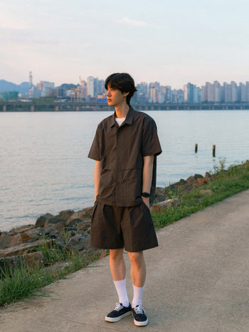 City Summer Light Banding Shorts (Navy)