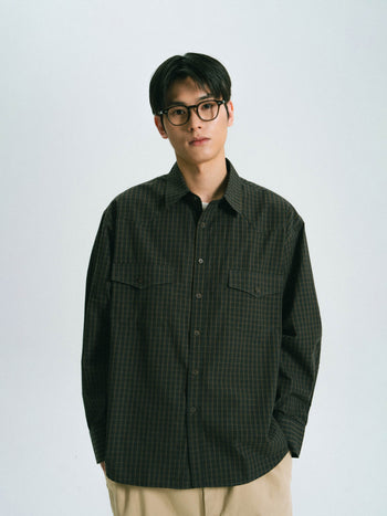 Classic Check Westren Shirts (Brown)