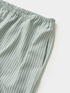 Easy Stripe Banding Pants (Stripe Olive)