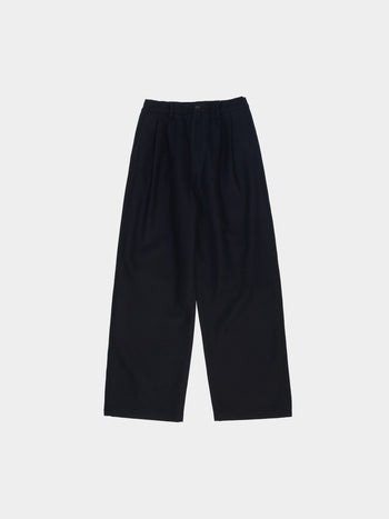 City Wool Pin-tuck Trouser - Navy | A1 (M)