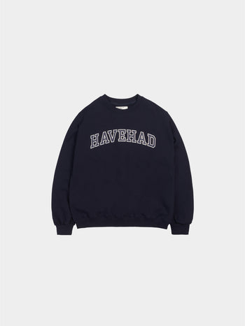 Classic Slab Logo Sweatshirts (Navy)