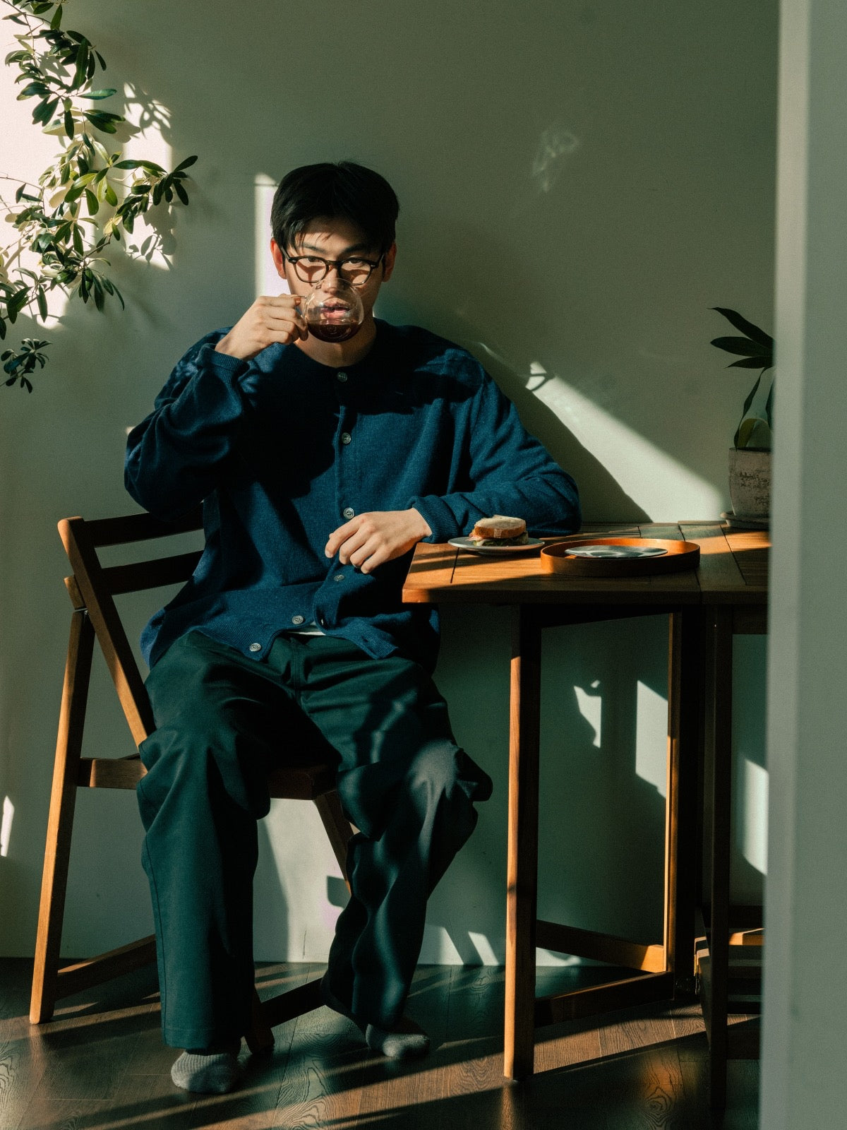 Light Wholegarments Cardigan (Butter)