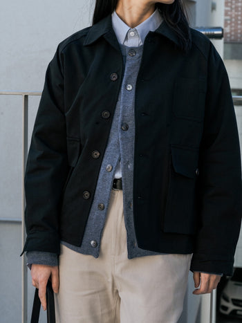 City Worker French Jacket (Blue Gray)