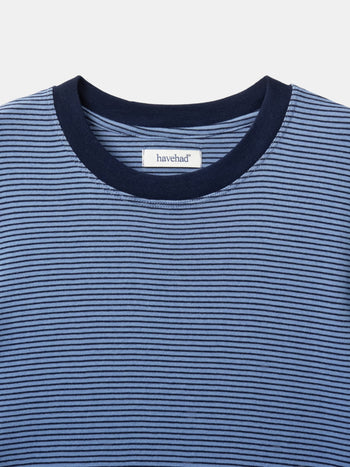 Classic Stripe Tee (Light Blue)