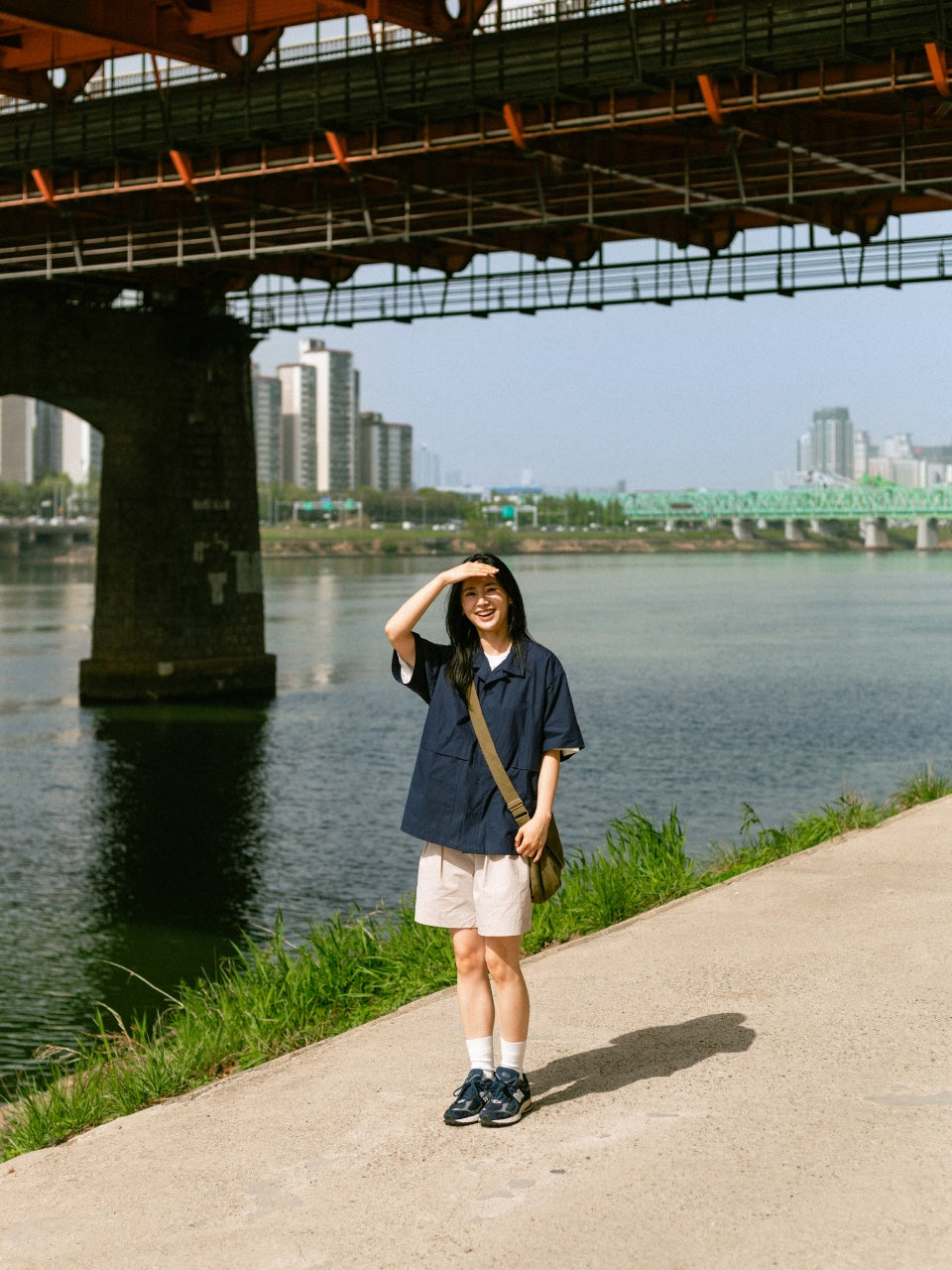City Summer Light Banding Shorts (Navy)