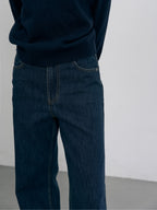 One Washed Denim Pants (Denim Blue)